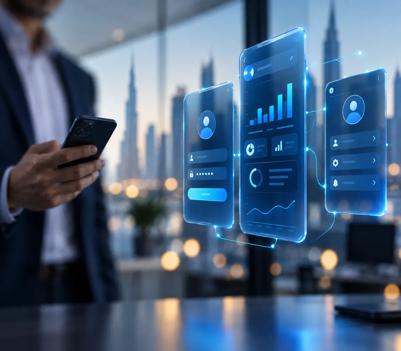 Custom mobile app development services in the UAE